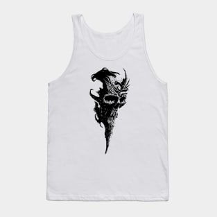 cursed skull Tank Top